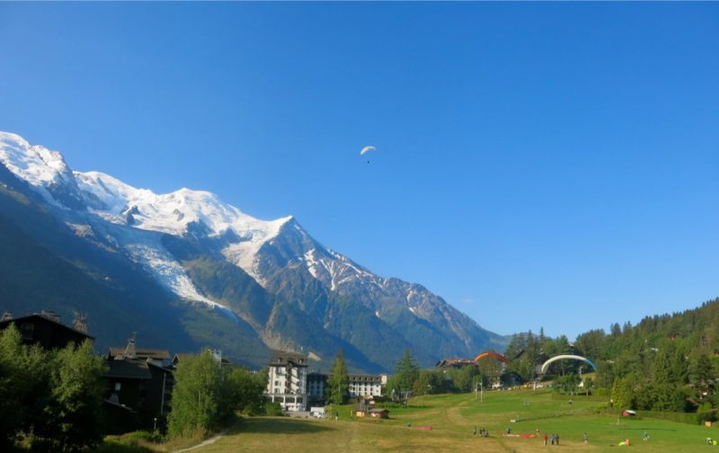 Chamonix in the summer