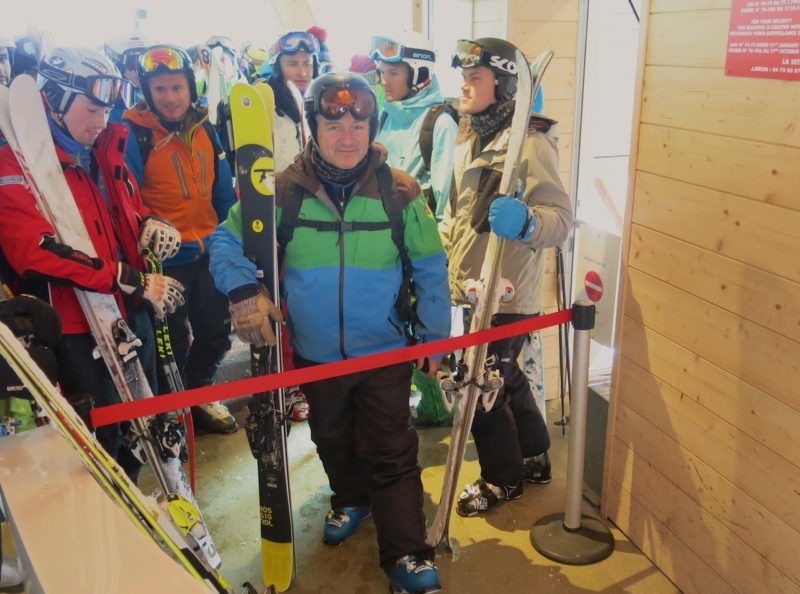 First in the queue, 2013. Image © PlanetSKI
